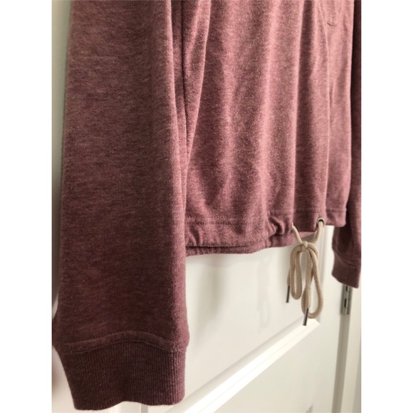 GARAGE CROPPED HOODIE W/ DRAWSTRINGS SIZE SMALL - Picture 2 of 4